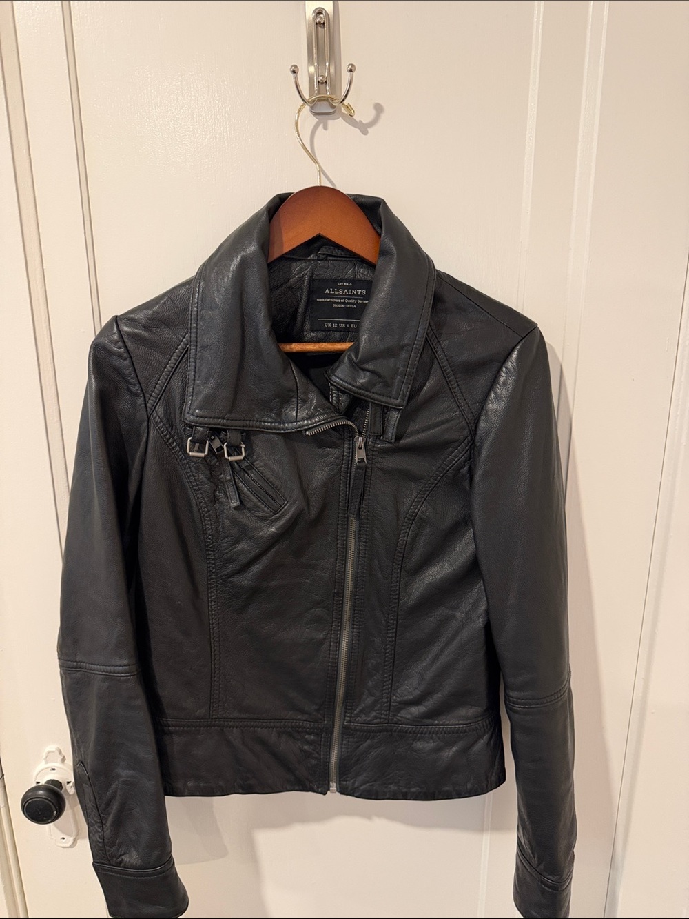 All Saints Belvedere Leather Moto Jacket